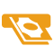 Icon illustration of several dollar bills emerging from an opening