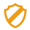 Icon illustration of a shield