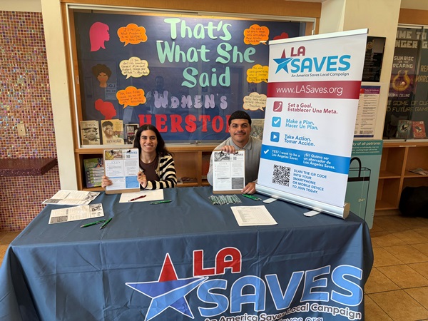 April bulletin - la saves Karen and Isaac