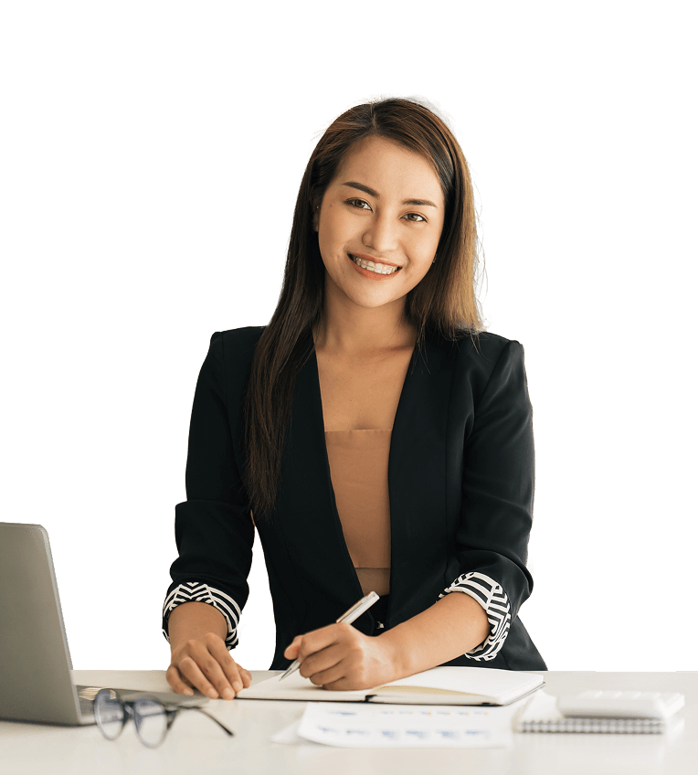 A woman considering an asset utilization mortgage loan